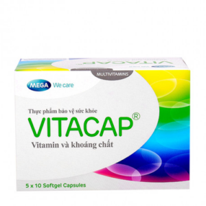 Viên uống Vitacap Mega We Care bổ sung Vitamin và khoáng chất cho cơ thể (Hộp 50 viên)