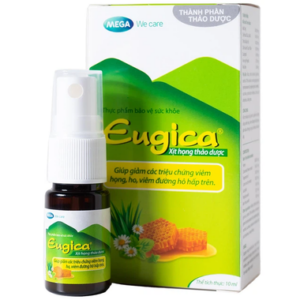 Xịt Họng Thảo Dược Eugica (Chai 10ml)