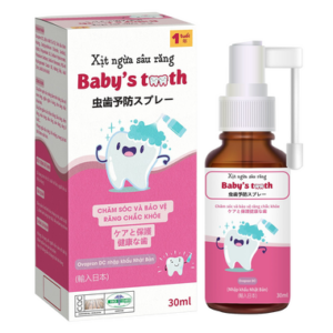 Xịt ngừa sâu răng Baby's Tooth giúp răng bé chắc khỏe (30ml)